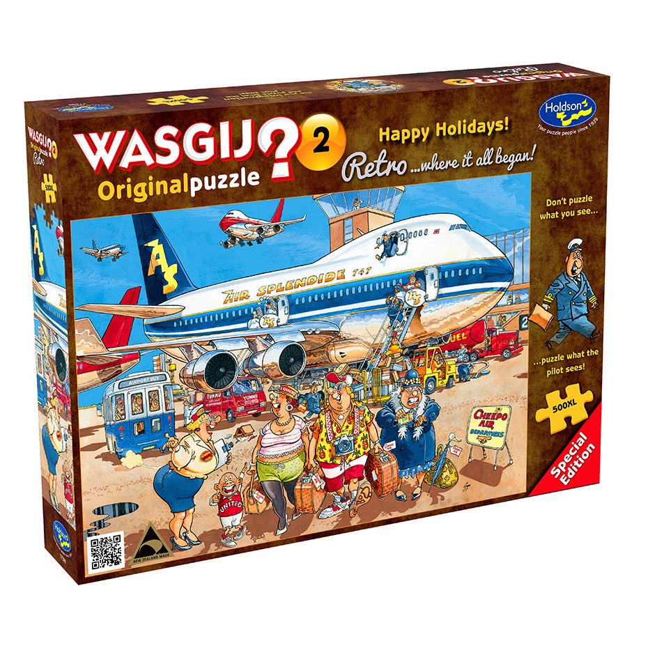 Wasgij? Retro Original 2 - Happy Holidays 500 Piece Jigsaw