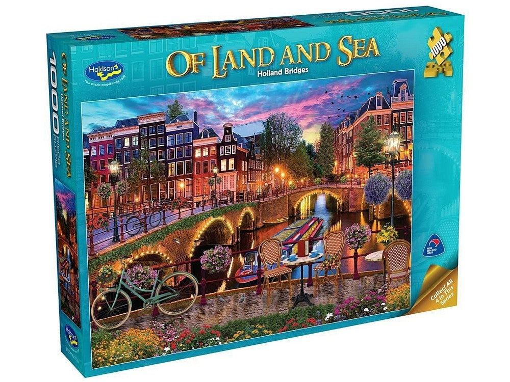 Holdson - Of Land And Sea 2 Holland Bridges 1000 Piece Jigsaw - Good Games