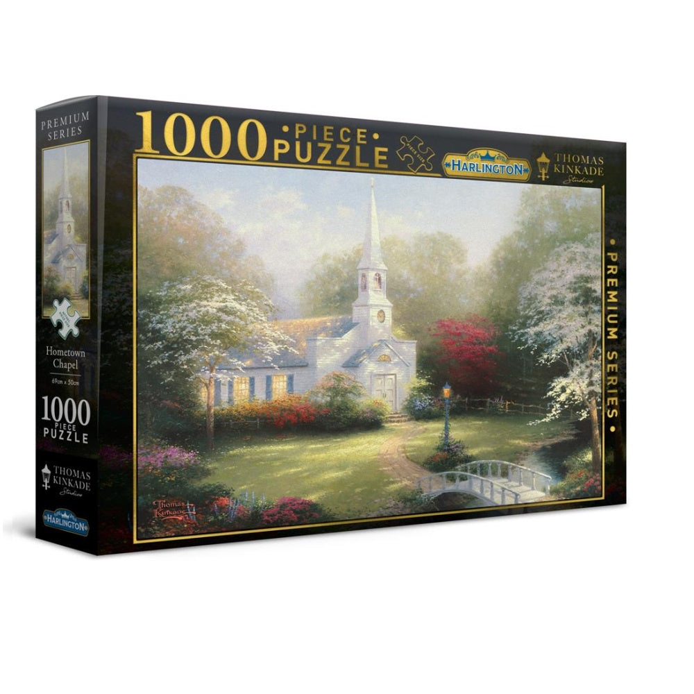 Harlington - Thomas Kinkade Hometown Chapel 1000 Piece Jigsaw