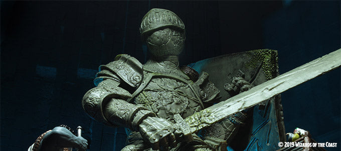 Dungeons and Dragons - Icons Of The Realms Miniatures Walking Statue Of Waterdeep The Honorable Knight - Good Games