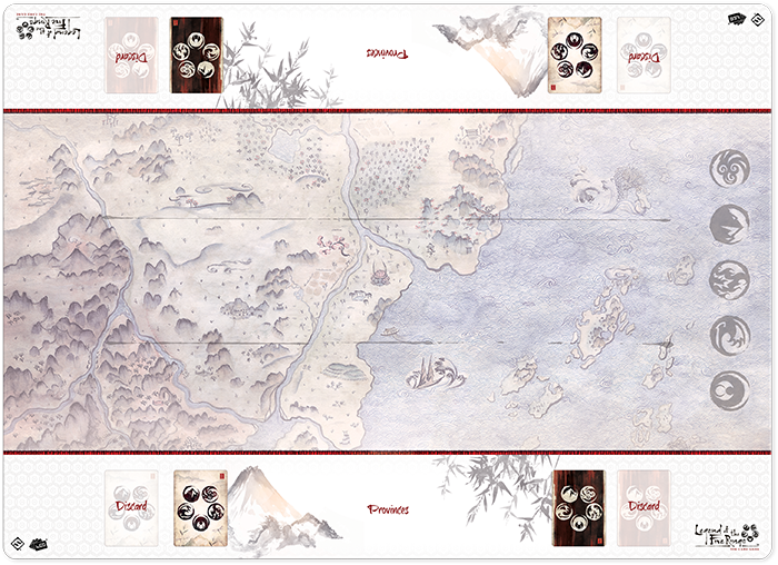 Legend Of The Five Rings Honored Duel Two Player Gamemat