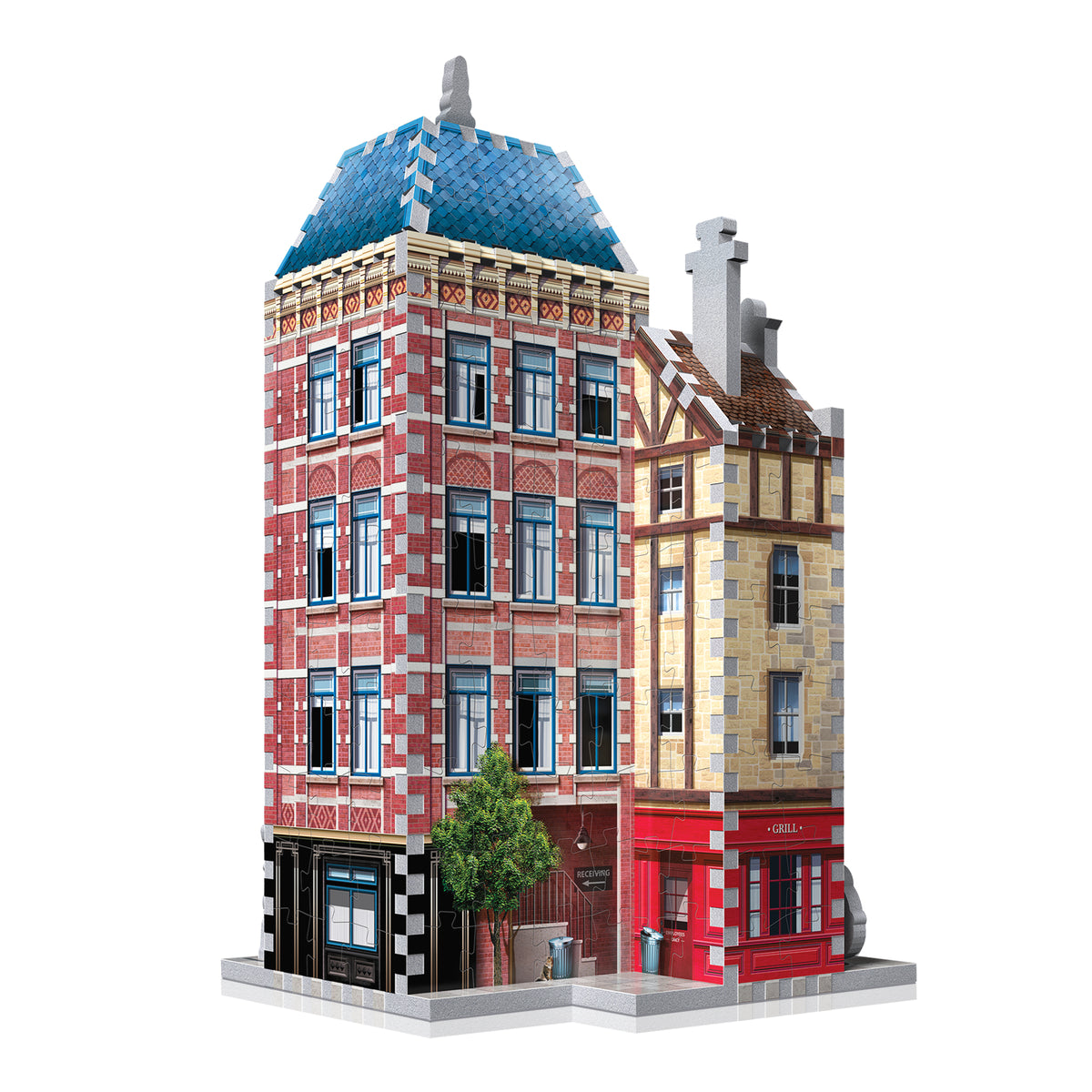 Wrebbit - Urbania - Hotel 295 Piece 3D Jigsaw - Good Games