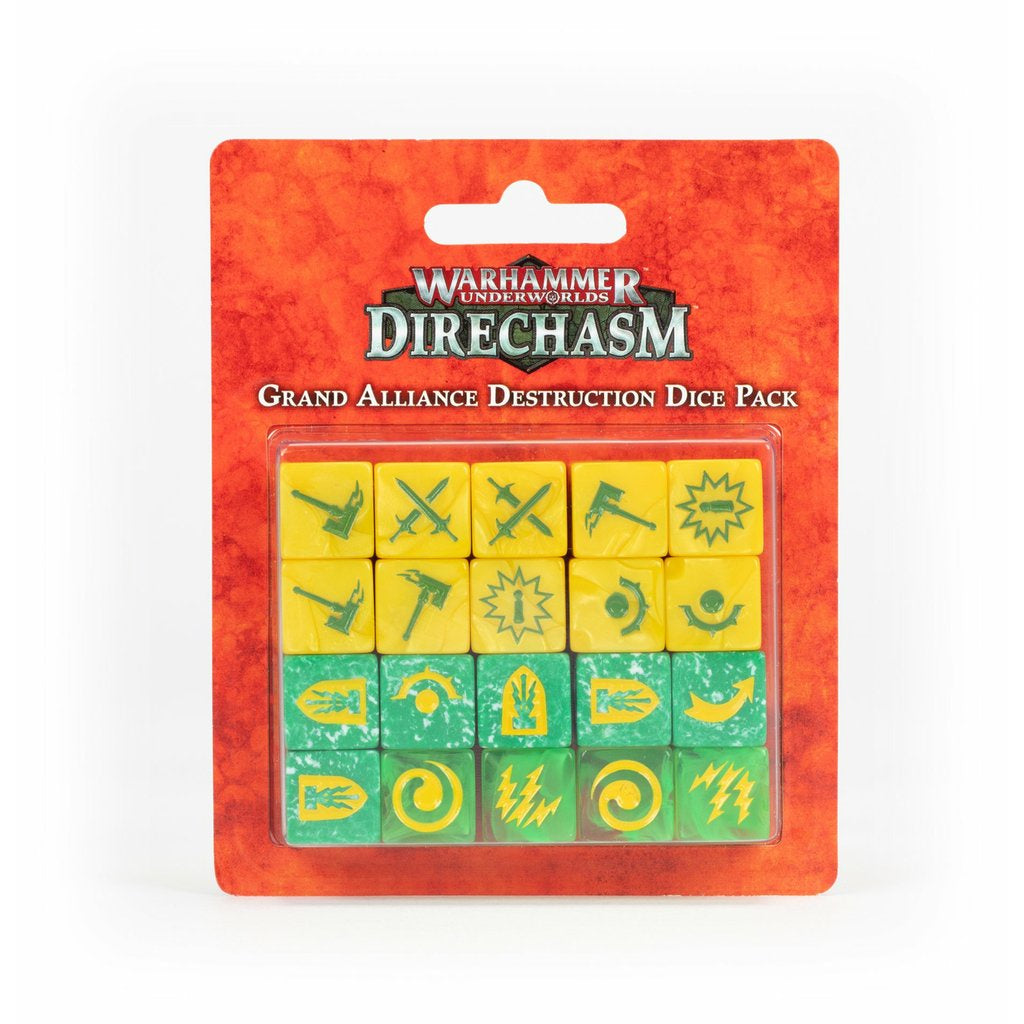 Warhammer Underworlds - Grand Alliance Destruction Dice Pack 110-13 - Good Games