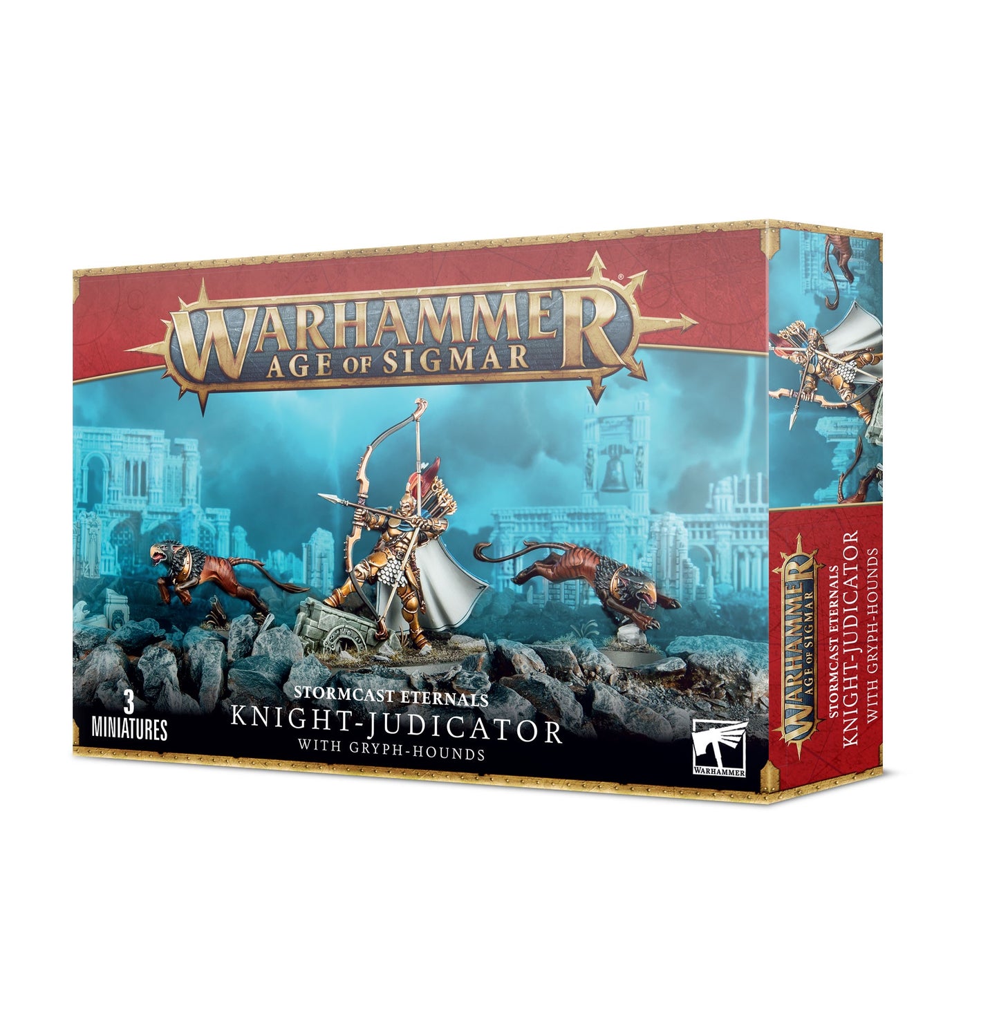 Stormcast Eternals – Knight-Judicator w/ Gryph-hounds (96-49) - Good Games