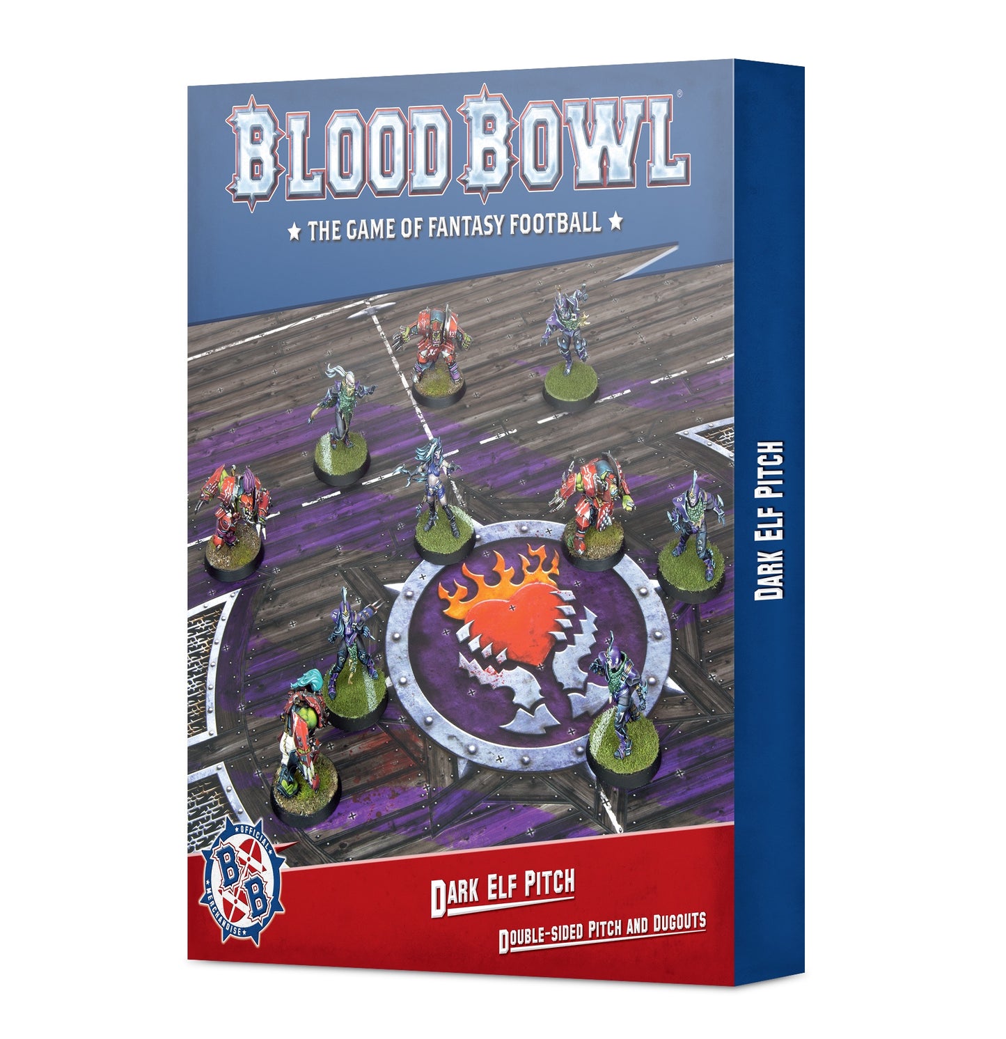 Blood Bowl - Dark Elf Pitch & Dugouts (200-50) - Good Games