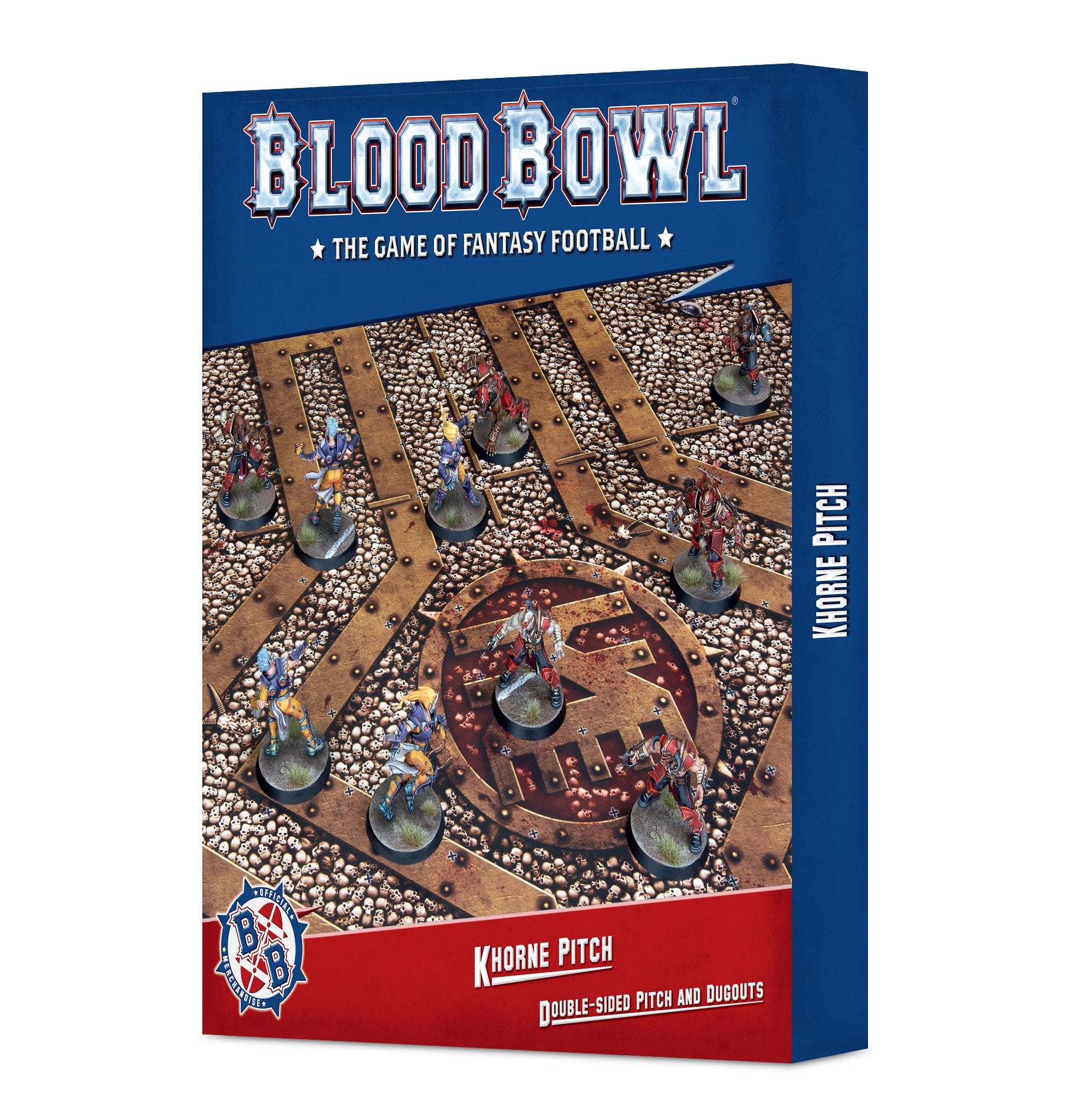 Blood Bowl - Khorne Pitch & Dugouts (202-18) - Good Games
