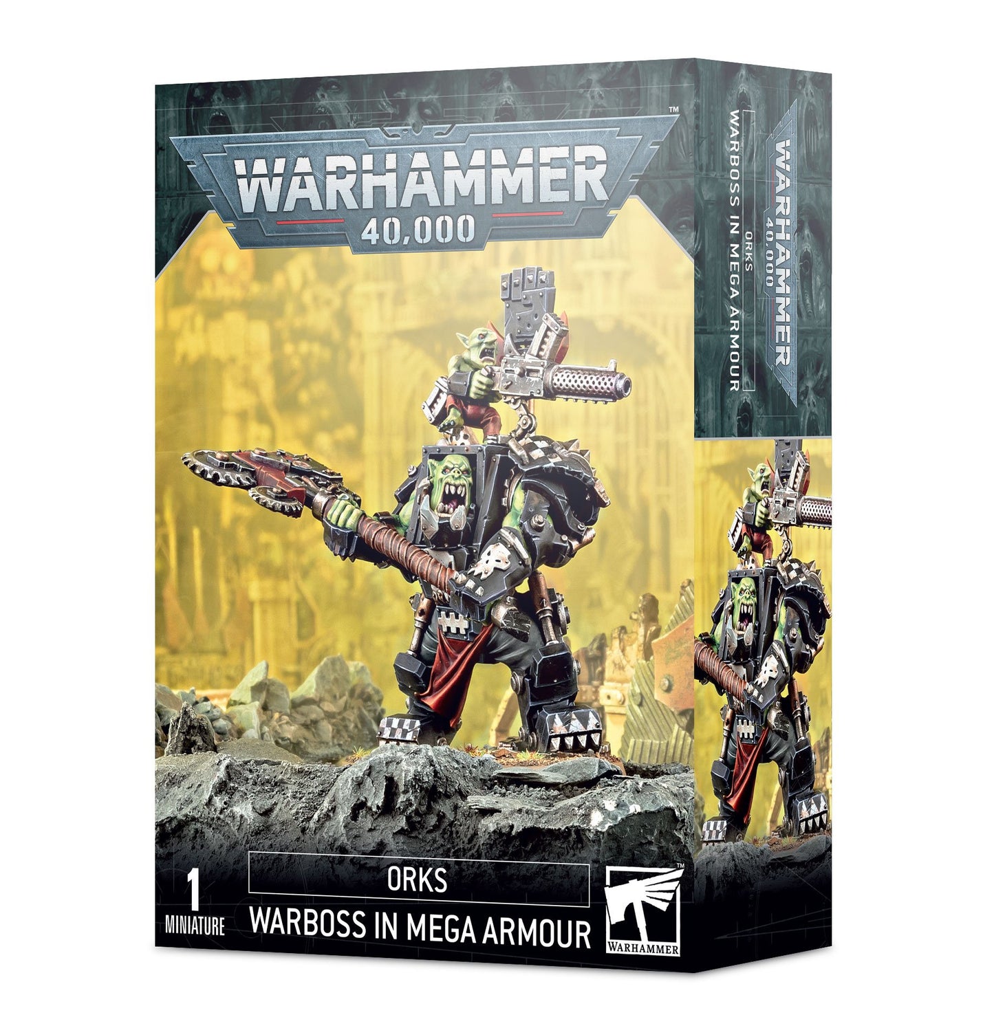 Orks - Ork Warboss in Mega Armour (50-56) - Good Games
