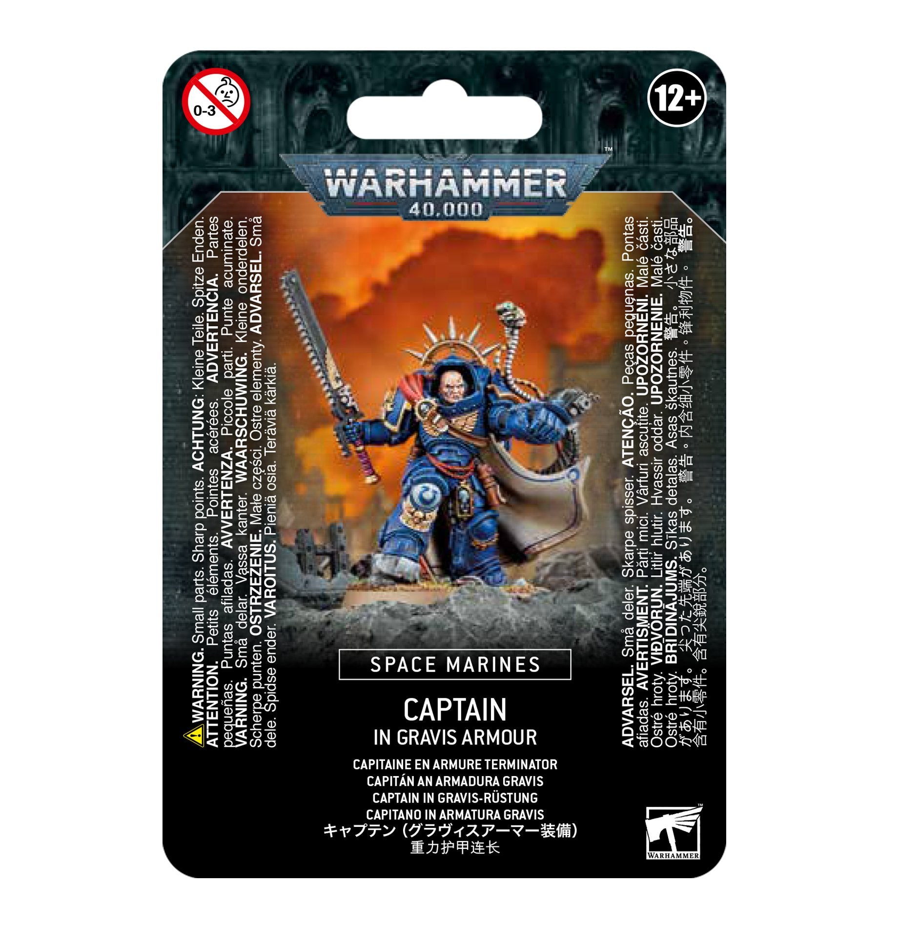 Space Marines – Captain in Gravis Armour (48-70) - Good Games
