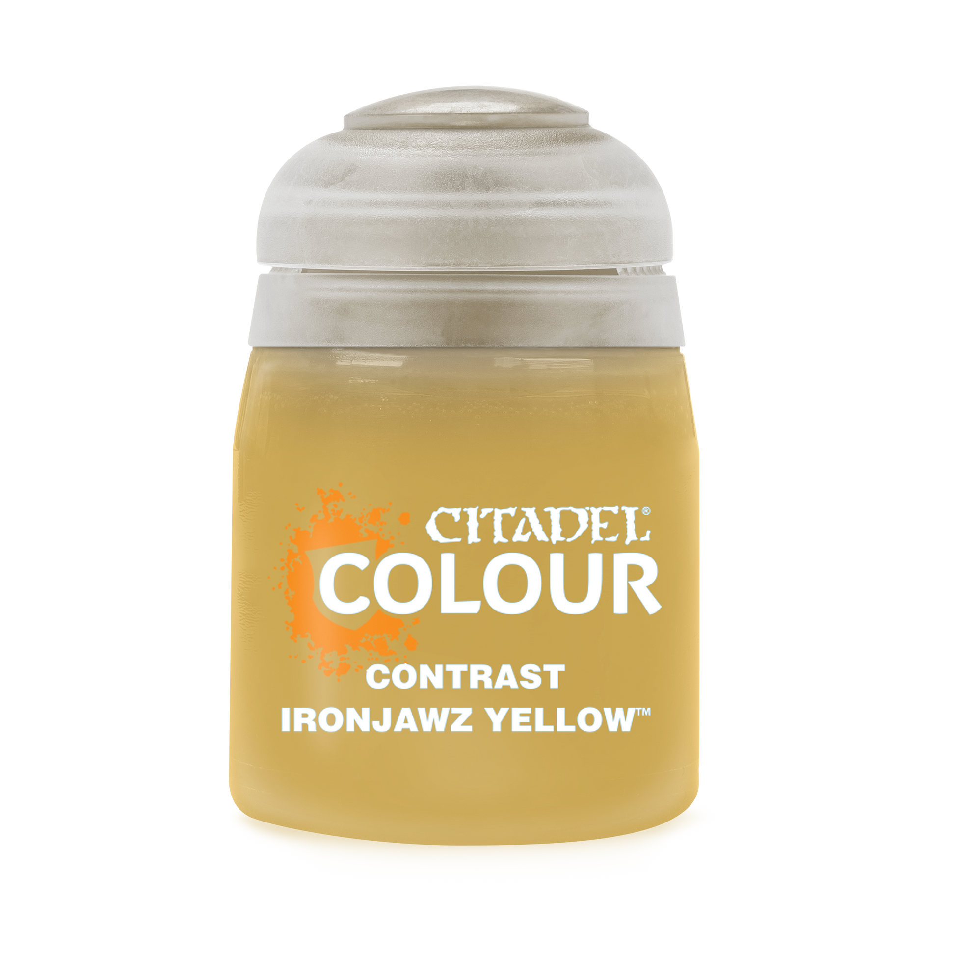 Citadel Contrast Paint – Ironjawz Yellow 18ml (29-52) - Good Games