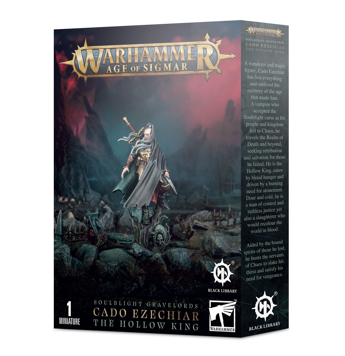 Warhammer Age of Sigmar - Soulblight Gravelords Cado Ezechiar The Hollow King (91-49)