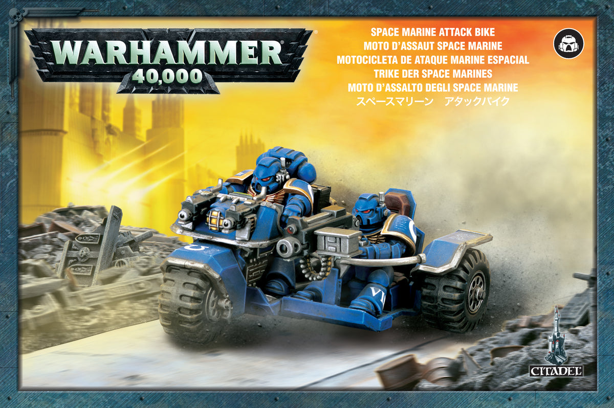 Space Marines - Attack Bike (48-20)