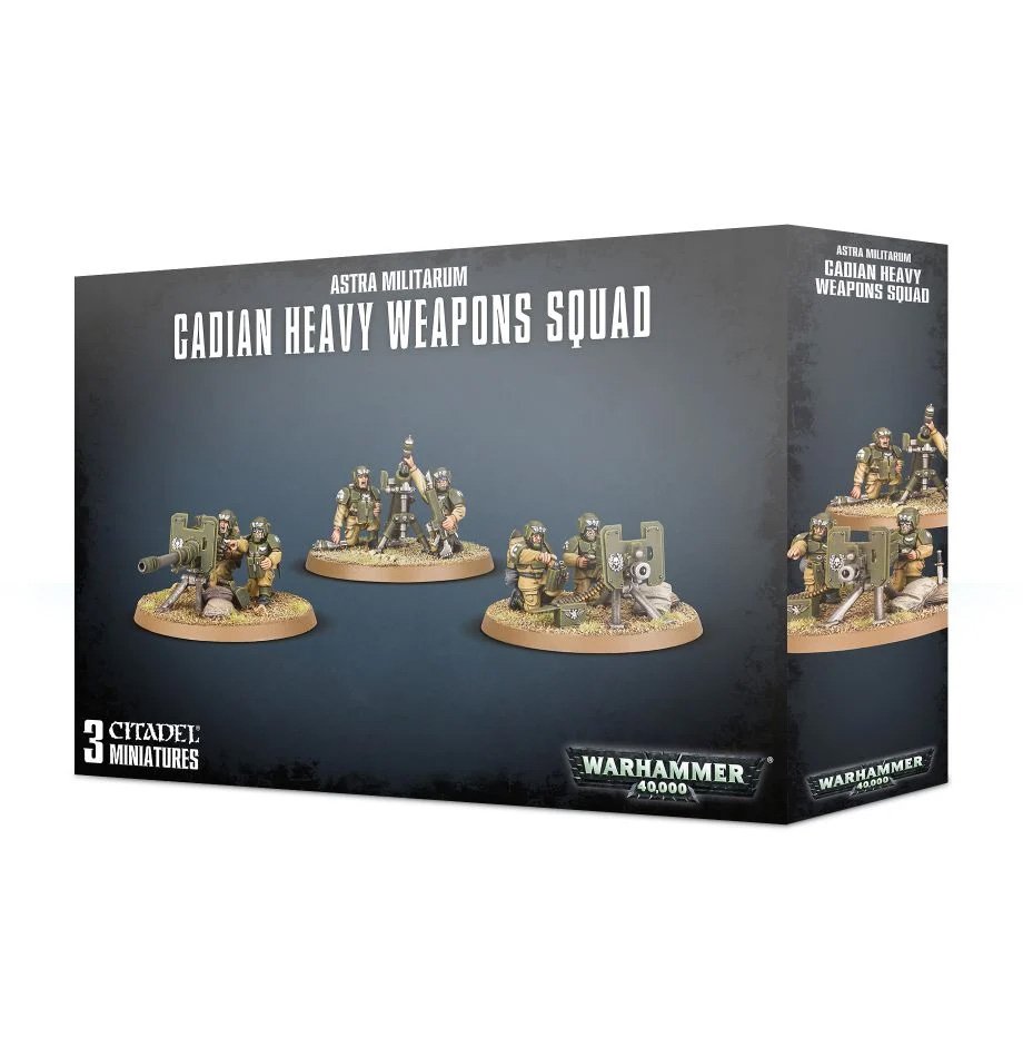 Astra Militarum - Cadian Heavy Weapon Squad (47-19) - Good Games