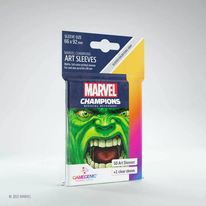 Gamegenic Marvel Champions Art Sleeves Hulk - Good Games