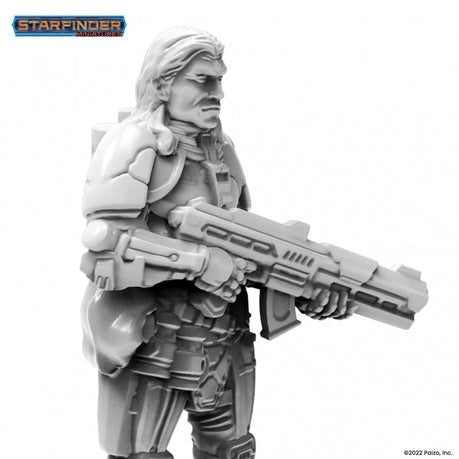 Starfinder Masterclass Miniatures: Human Soldier - Good Games