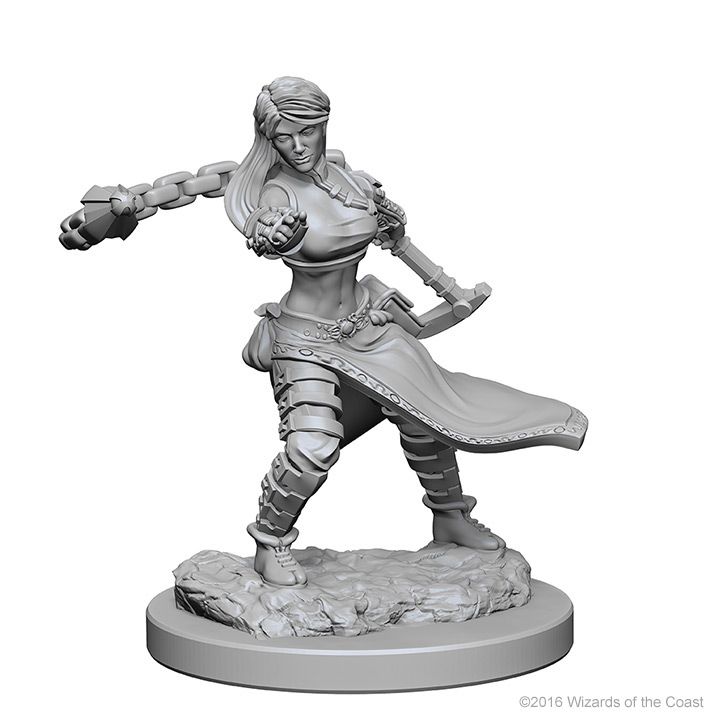 Dungeons & Dragons - Nolzurs Marvelous Unpainted Miniatures Human Female Monk - Good Games