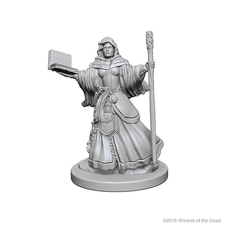 Dungeons & Dragons - Nolzurs Marvelous Unpainted Miniatures Human Female Wizard - Good Games