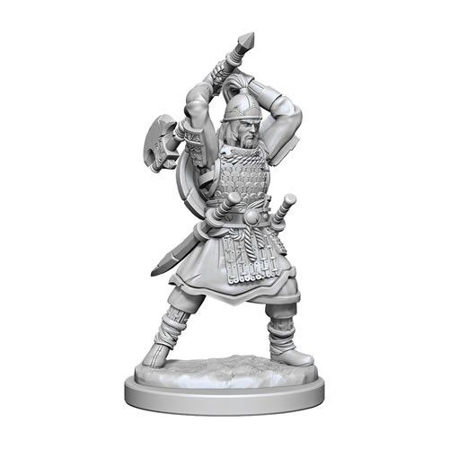 Dungeons & Dragons - Nolzurs Marvelous Unpainted Miniatures Human Male Barbarian - Good Games