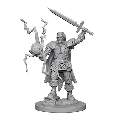 Pathfinder Deep Cuts Unpainted Miniatures Human Male Cleric - Good Games