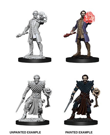 Dungeons & Dragons - Nolzurs Marvelous Unpainted Miniatures Male Human Warlock - Good Games