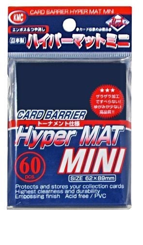KMC - Hyper Mat Mini Sleeves - Blue - Good Games