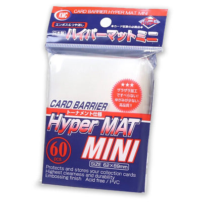 KMC - Hyper Mat Mini Sleeves - Clear (60) - Good Games
