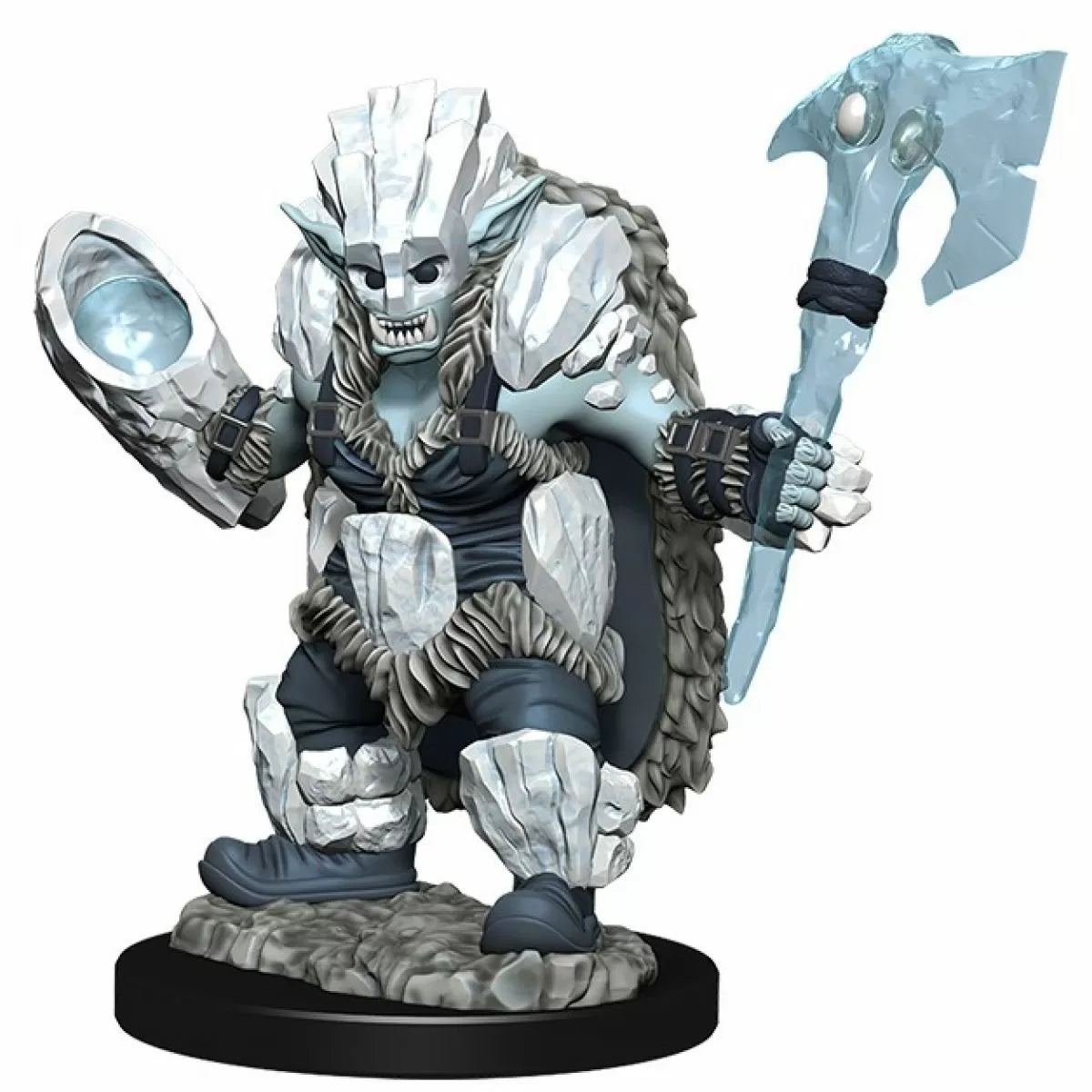 Dungeons & Dragons - Wizkids Wardlings Painted Miniatures Ice Orc and Ice Worm - Good Games