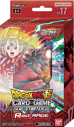 Dragon Ball Super Card Game - Zenkai Series Starter Deck 17 (SD17) - Red Rage