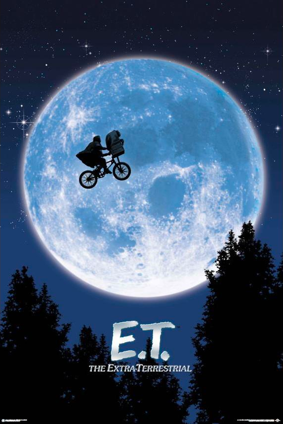 E.T. - Moon Poster