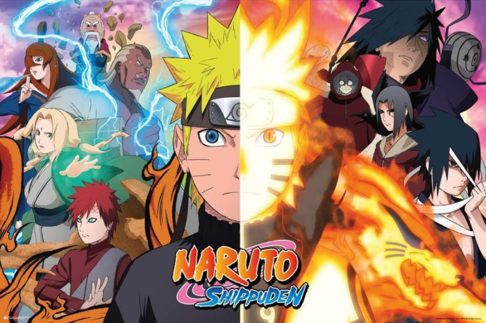 Naruto Shippuden - Split Poster