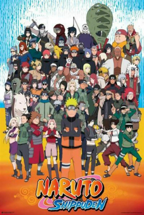 Naruto Shippuden - Cast Poster - Good Games