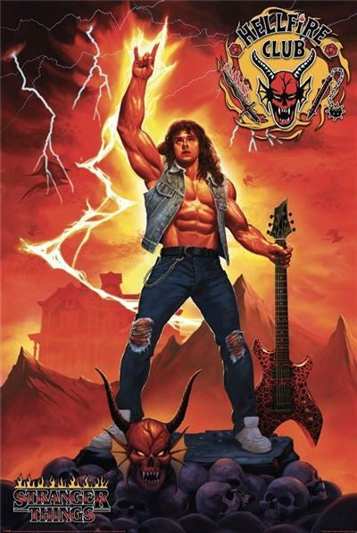 Stranger Things 4 - Hellfire Poster