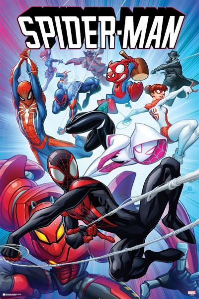 Spider-man - Spiderverse Characters Poster - Good Games