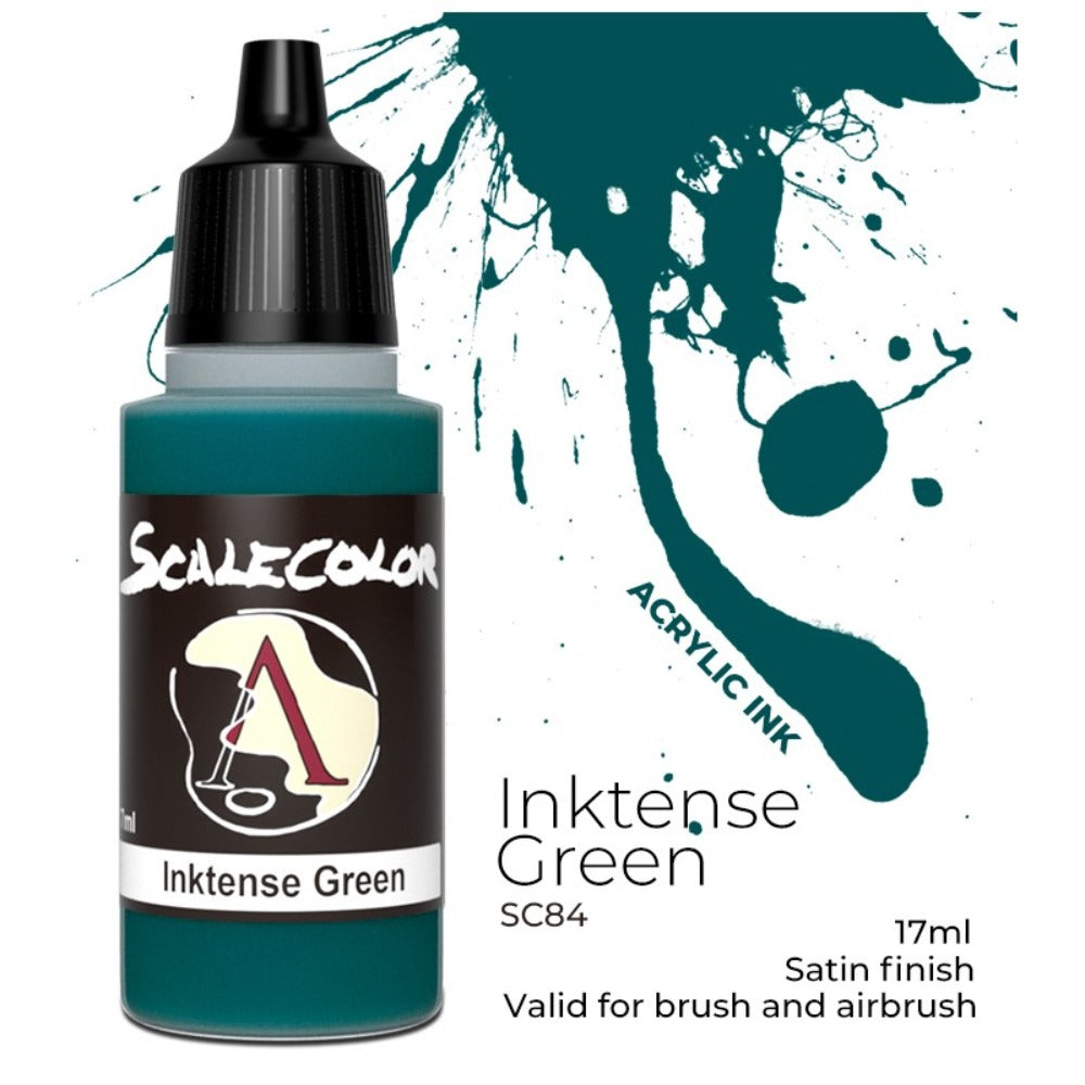 Scale 75 - Scalecolor Inktense Green (17 ml) SC-84 Acrylic Paint - Good Games