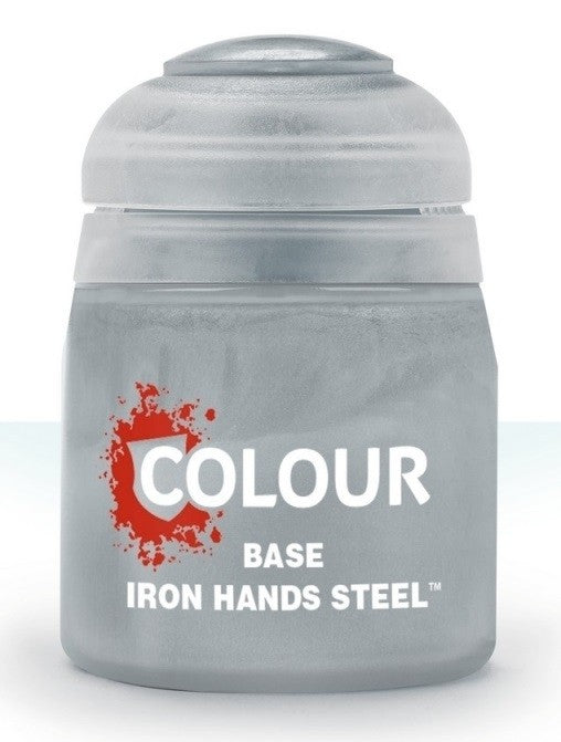 Citadel Base Paint - Iron Hands Steel 12ml (21-46) - Good Games