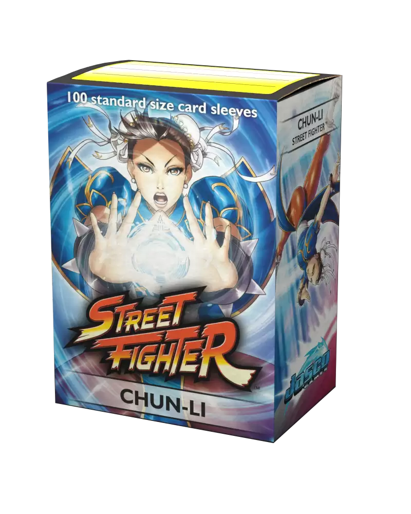 Dragon Shield - Brushed Art - Chun-Li Standard Size (100) - Good Games