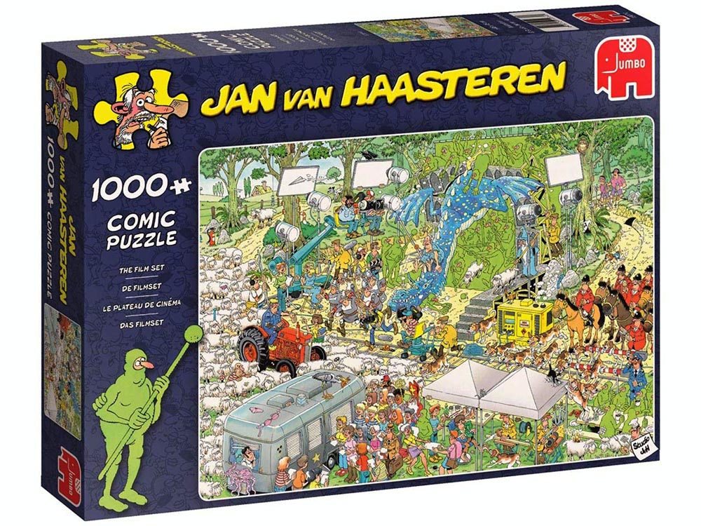 Jan Van Haasteren - The Film Set 1000 Piece Jigsaw - Good Games