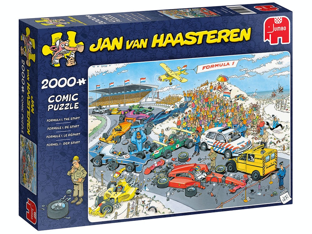 Jan Van Haasteren - Grand Prix 2000 Piece Jigsaw - Good Games