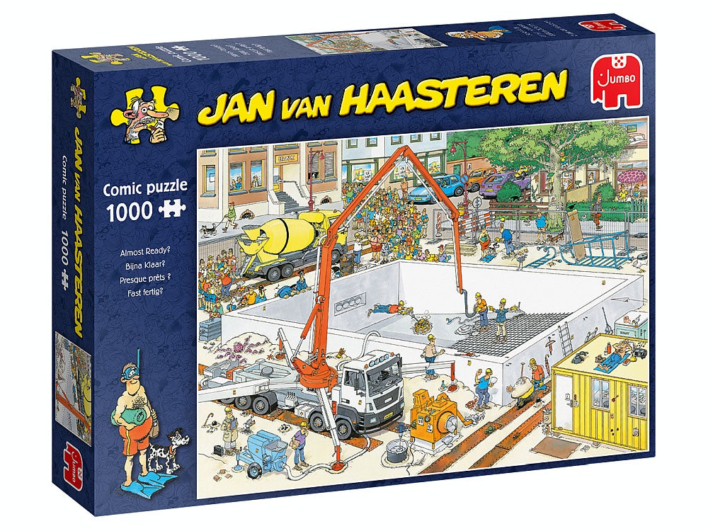 Jan Van Haasteren - Almost Ready 1000 Piece Jigsaw - Good Games
