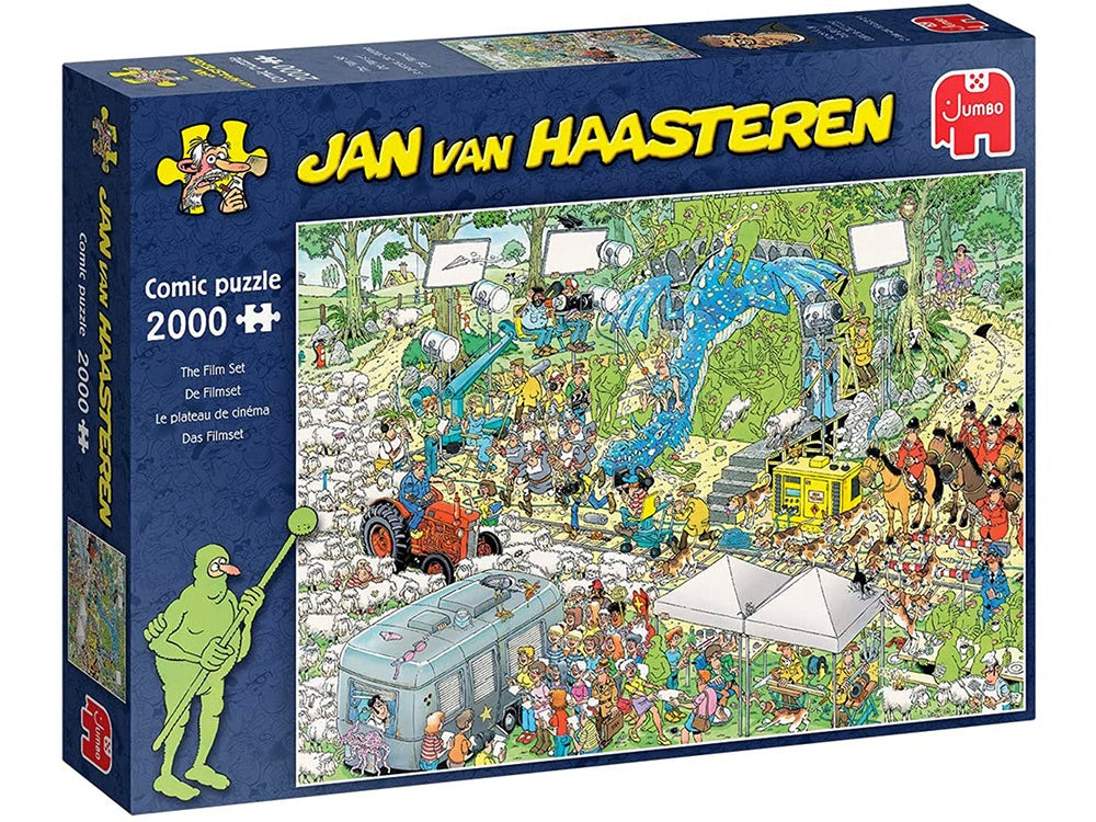 Jan Van Haasteren - The Film Set 2000 Piece Jigsaw - Good Games