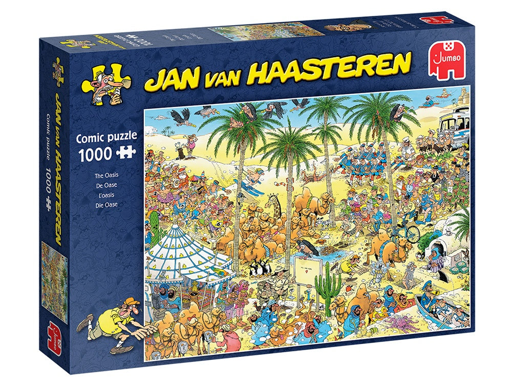 Jan Van Haasteren - The Oasis 1000 Piece Jigsaw - Good Games