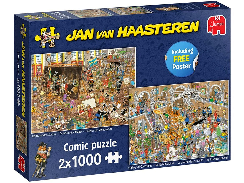 Jan Van Haasteren - A Trip To Museum 2 X 1000 Piece Jigsaw - Good Games