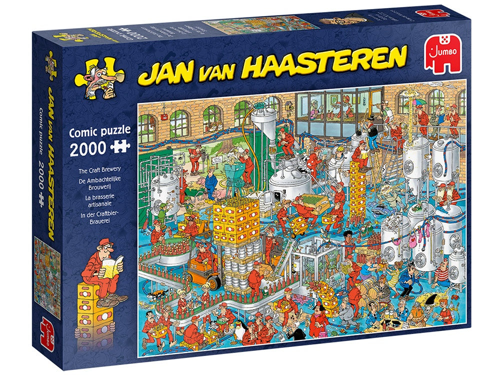 Jan Van Haasteren - The Craft Brewery 2000 Piece Jigsaw - Good Games