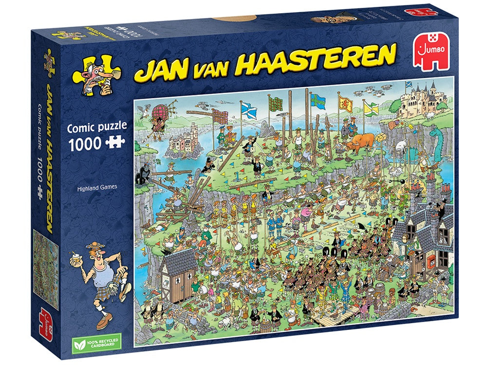 Jan Van Haasteren - Highland Games 1000 Piece Jigsaw - Good Games
