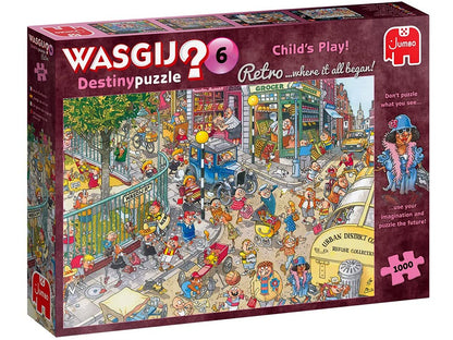 Wasgij? Retro Destiny 6 - Childs Play 1000 Piece Jigsaw - Good Games