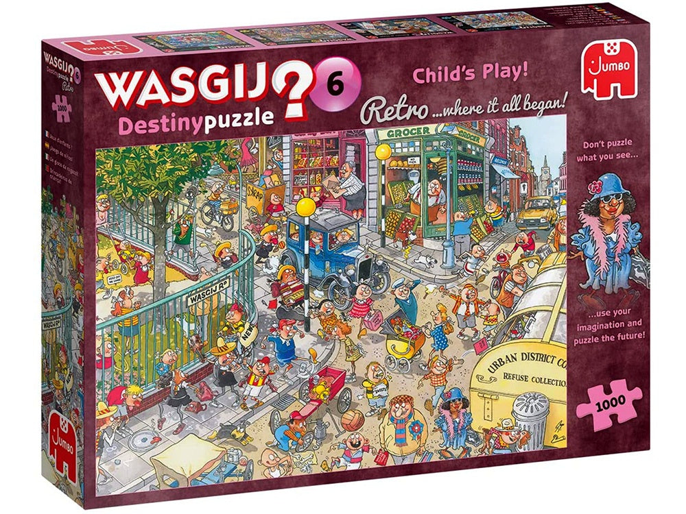Wasgij? Retro Destiny 6 - Childs Play 1000 Piece Jigsaw