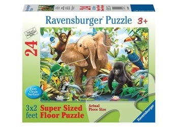 Ravensburger - Jungle Juniors Supersize - 24 Piece Jigsaw - Good Games