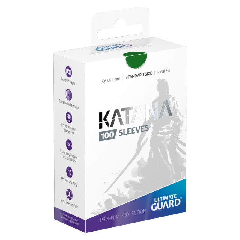 Ultimate Guard Katana Standard Sleeves (100) - Green