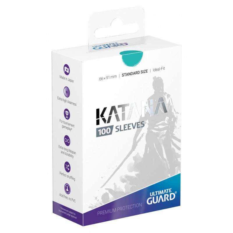 Ultimate Guard Katana Standard Sleeves (100) - Turquoise