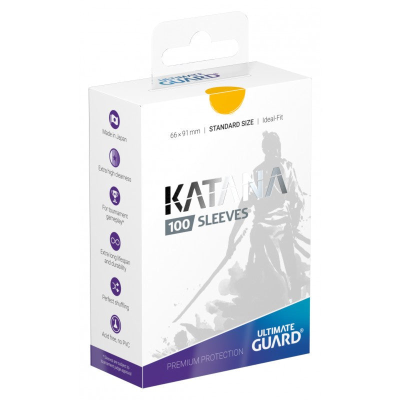 Ultimate Guard Katana Standard Sleeves (100) - Yellow