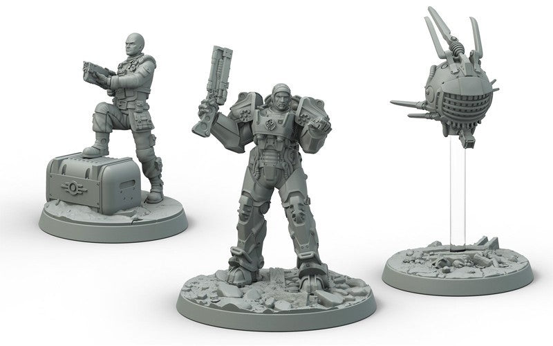 Fallout Wasteland Warfare Brotherhood Of Steel Knight Captain Cade Paladin Danse